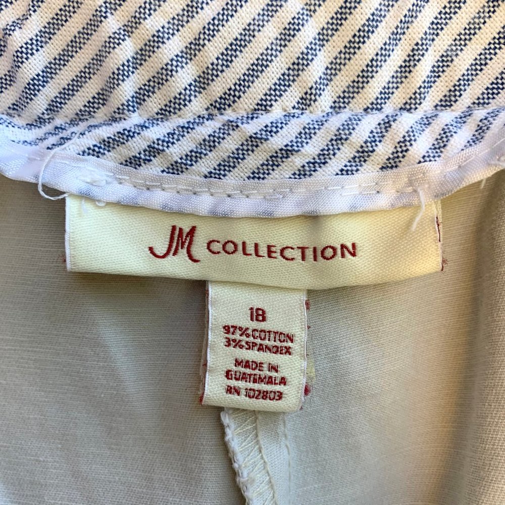 JM Collection Women's Mid Rise Straight Leg Pants - Picture 2 of 6